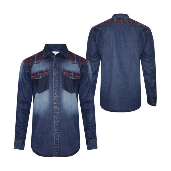 Men's Clothing Wholesale Casual Fashion Long Sleeves Men Denim / New Arrival Light Weight Best Design Denim - Image 6