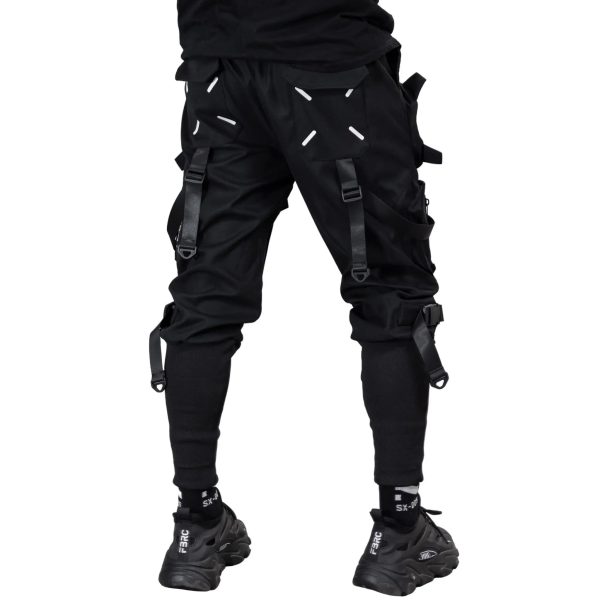 2023 High Quality Custom Outdoor Streetwear Baggy Cargo Custom Material Solid Colors Knitted Corduroy For Men - Image 2