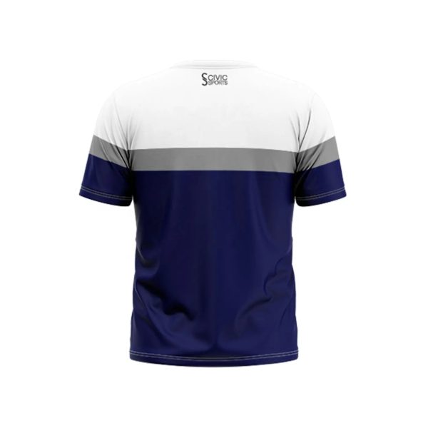 sublimation shirts 100% polyester cotton feel US Size blank polyester tshirts sublimation t plain custom printing - Image 4