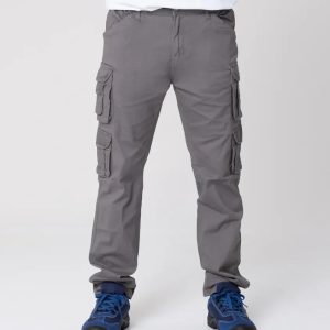8% cotton and 2% elastane cargo stretch multipocket work made by Bongiorno utility Italian style