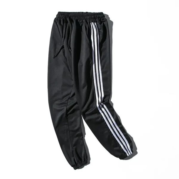Good quality low moq custom mens graffiti sports running trousers stack slim fit sweatpants with French terry cotton flare - Image 2