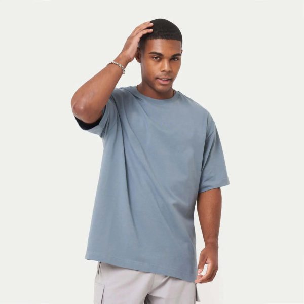 High Quality Heavyweight Cotton T Shirt Tee Custom Screen Printed Oversized Blank Mens T Thick Graphic T - Image 4