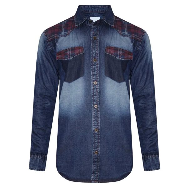 Men's Clothing Wholesale Casual Fashion Long Sleeves Men Denim / New Arrival Light Weight Best Design Denim - Image 4