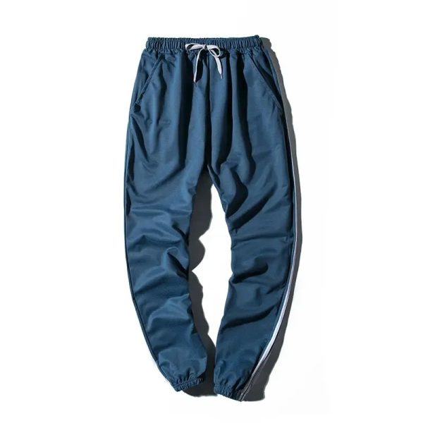 Good quality low moq custom mens graffiti sports running trousers stack slim fit sweatpants with French terry cotton flare - Image 6