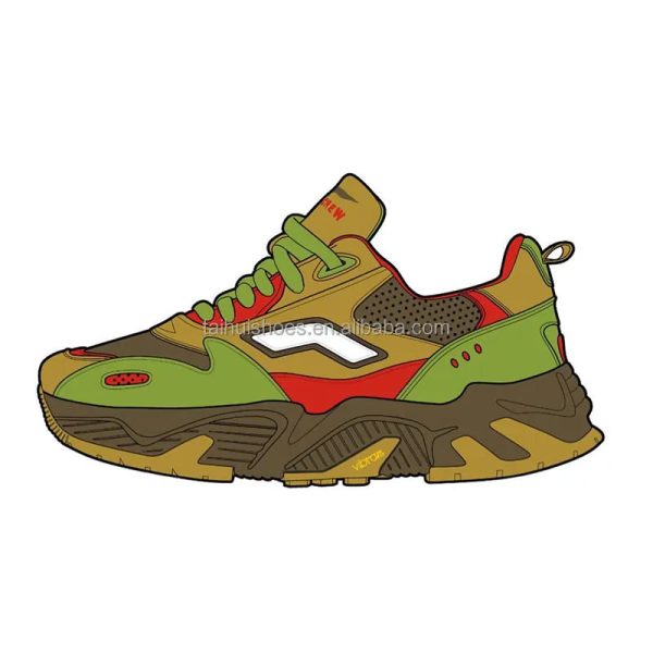 Factory Breathable Anti Slip Men Sport Shoes Outdoor Sneaker Women Running - Image 4
