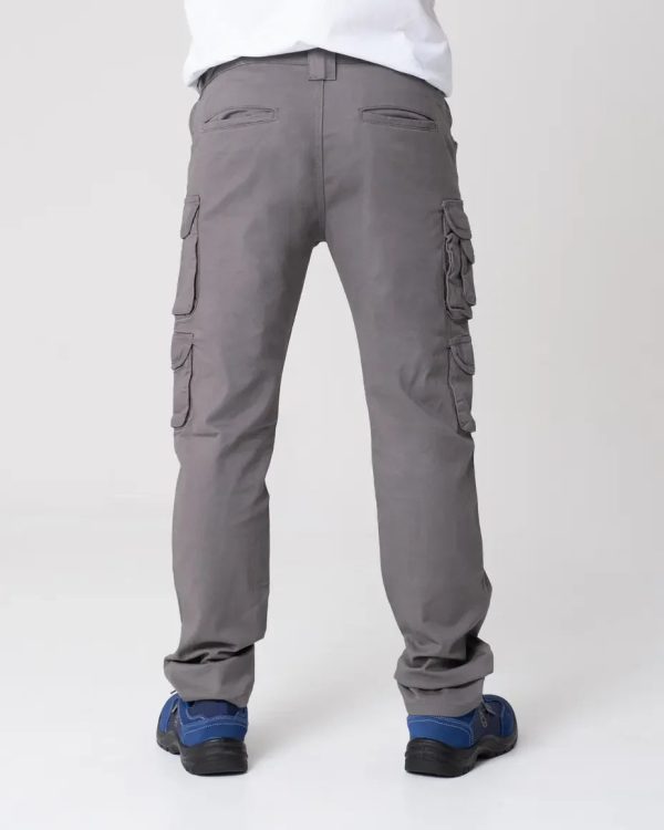8% cotton and 2% elastane cargo stretch multipocket work made by Bongiorno utility Italian style - Image 4