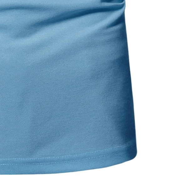 Wholesale Rate Premium Quality Newest Men Polo Contrast Striped Collar Polo For Men Top - Image 5