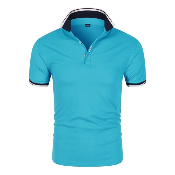 Royal Blue Polo Shirt High Quality Comfortable and Breathable Custom polo with custom design and logo - Image 3