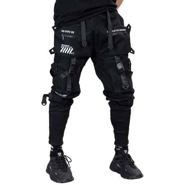 2023 High Quality Custom Outdoor Streetwear Baggy Cargo Custom Material Solid Colors Knitted Corduroy For Men - Image 3