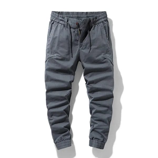 Custom Logo Casual Multi 6-Pockets Straight Leg Work Wear Street Wear Relaxed Fit Cargo Hiking For Men Trousers - Image 6