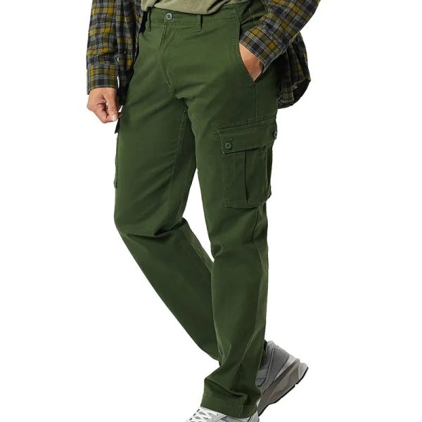 Tactical Comfortable Cargo Pants For Men Pants 100% Cotton Custom Pockets Stretch Flexible Men Casual Trousers - Image 4