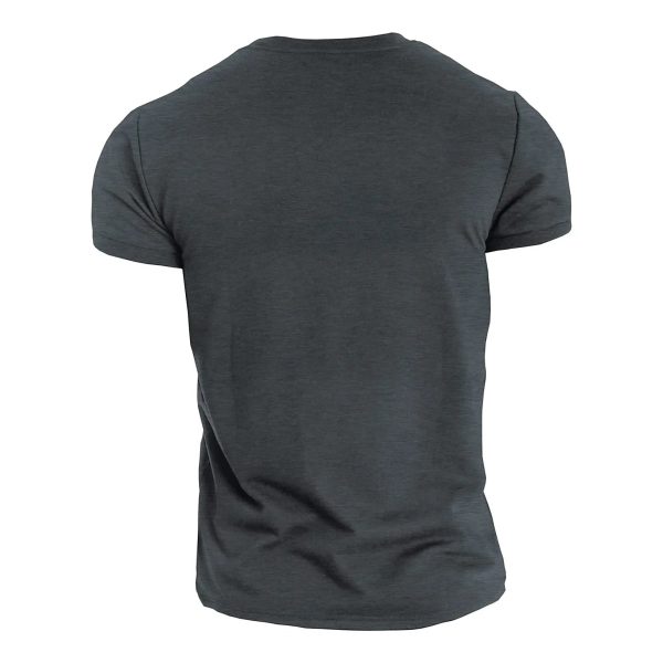 Wholesale Men New O Neck T-shirts Men Customized Hot Sale Summer Outdoor Fashion T- Men Gym T - Image 2