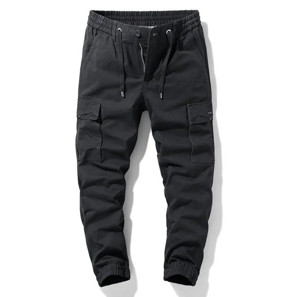 Custom Logo Casual Multi 6-Pockets Straight Leg Work Wear Street Wear Relaxed Fit Cargo Hiking For Men Trousers - Image 5