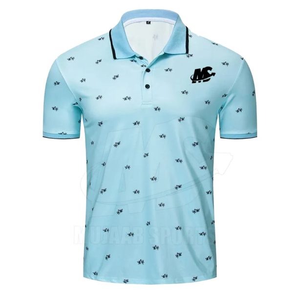 New Arrival Latest Design High Quality Low Price Slim Fit Men's Polo Cotton and Silk Custom Embroidered Logo Polo T - Image 2