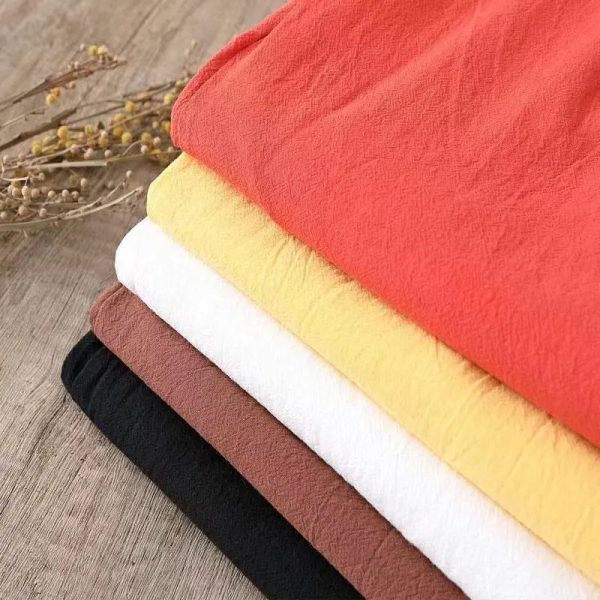 Hengxin Hot Sale New Large Size Women Solid Color Ankle-Length Loose Casual Cotton And Linen Trousers - Image 3