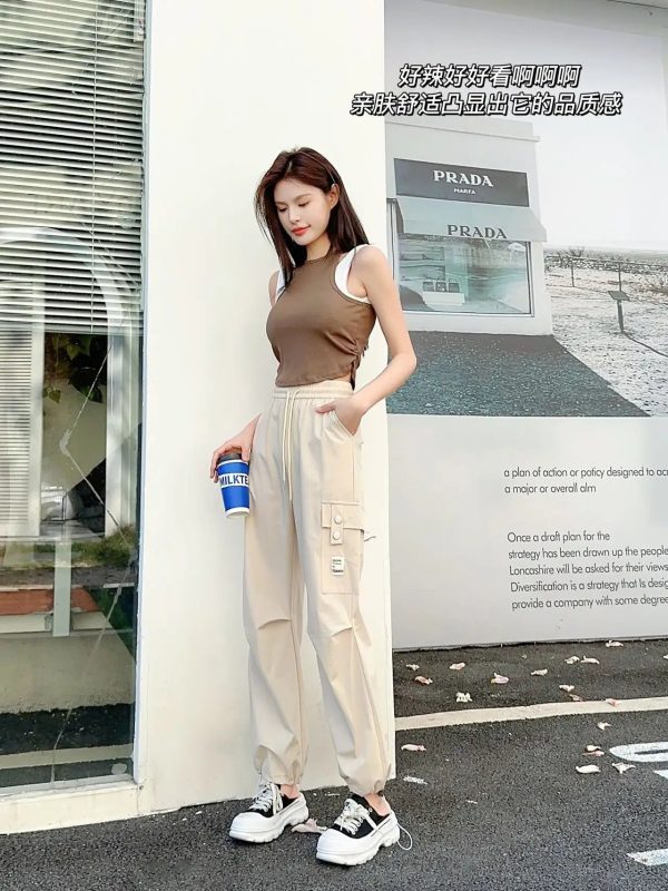 2024 New Heightened And Slim Nylon Quick-drying Women's Trousers - Image 4