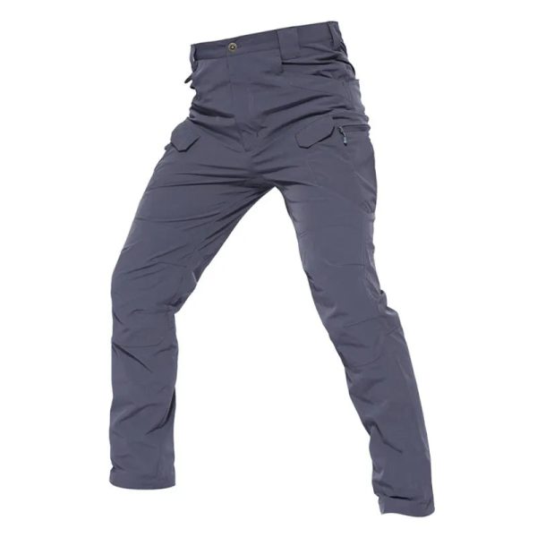Men's Tactical Pants Waterproof Quick Dry Pant Summer Thin Spandex Stretchy Trousers - Image 4