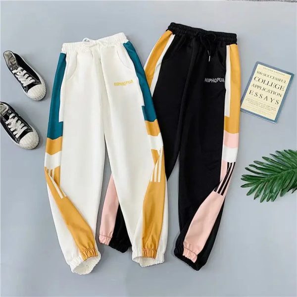 2021New Women Casual Trousers Jogger Pants Loose Streetpants High Waist Pockets Trousers Female Plus Size Sport - Image 4