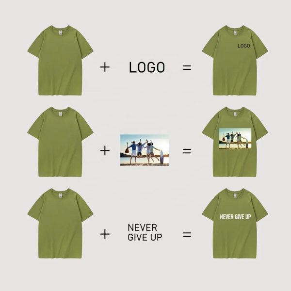 Heavyweight Cotton Oversized Custom Printing Logo Washed Vintage Plain T for Men - Image 2