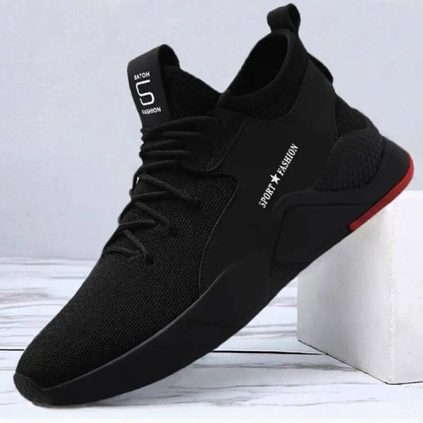 Men's Fly Weave Sport Shoes Fashion Upper Running Sneakers Casual