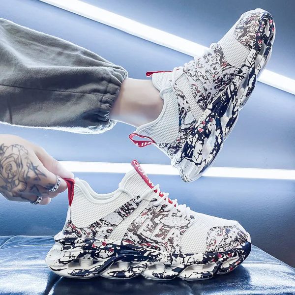 Adult Unisex Breathable Casual Training Running Fashion Sneakers - Image 2
