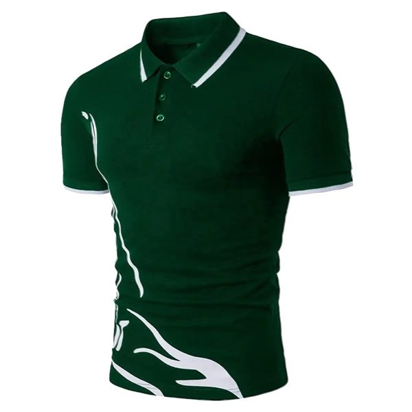 Customized Sublimation Women Short Sleeve Cotton Polo Personalized Design Print Men Slim Fit Polo - Image 4