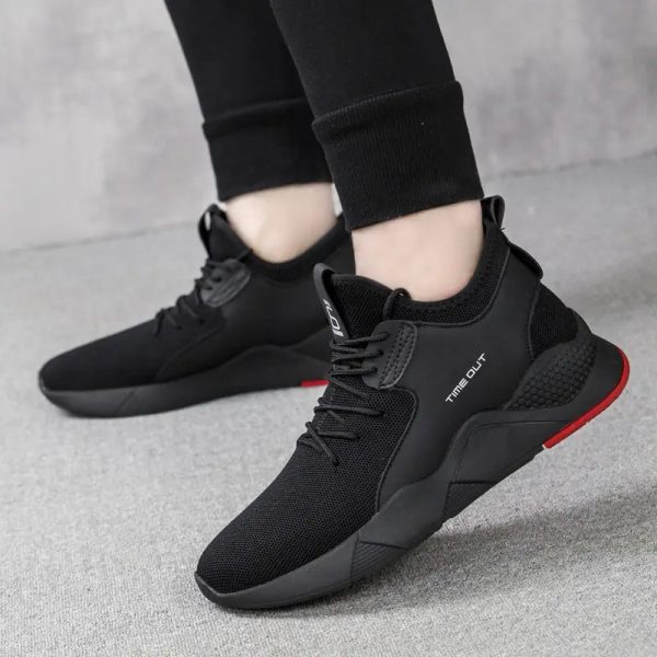 Men's Fly Weave Sport Shoes Fashion Upper Running Sneakers Casual - Image 2