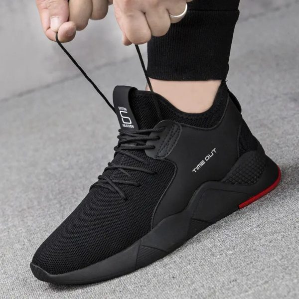 Men's Fly Weave Sport Shoes Fashion Upper Running Sneakers Casual - Image 5