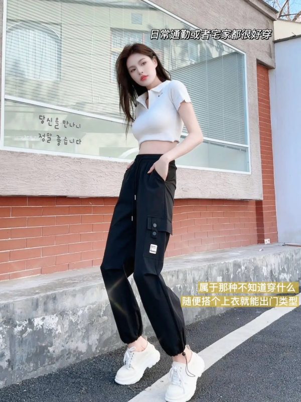 2024 New Heightened And Slim Nylon Quick-drying Women's Trousers - Image 5