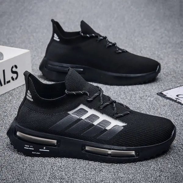 new arrival custom logo summer men running sport fly woven breathable mens run sneaker 2023 - Image 4