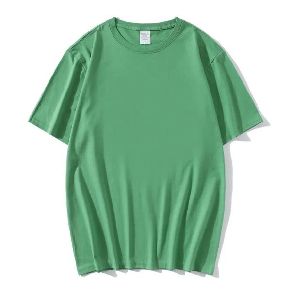 Multi color summer plain men's t-shirts custom logo blank cotton men t - Image 4