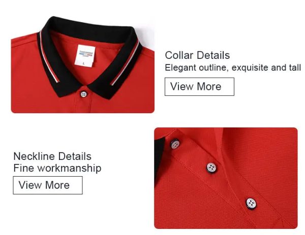 Designer Quarter Expensive Most Fashion 2021 Quarter Striped Thick Blank Original Vietnam Stylish Lady Polo - Image 4