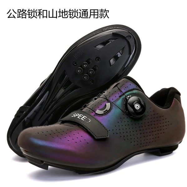 Professional Spinning Bicycle Cycling Shoes Indoor Gym for Men Women's Mountain Road Bike Riding - Image 4