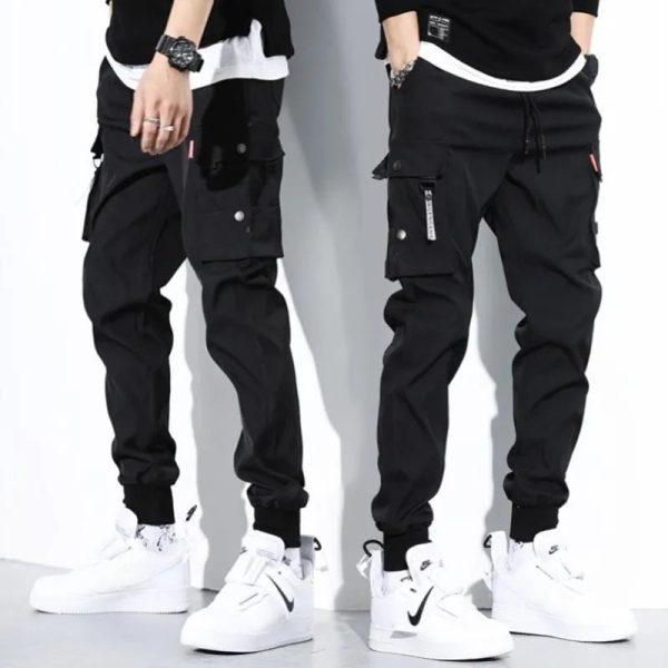 Men Pants Thin Fashion Casual Jogger Pants 2022 Streetwear Cargo Men's Multi-pockets Trousers Fitness Gyms Sweatpants Mens - Image 3