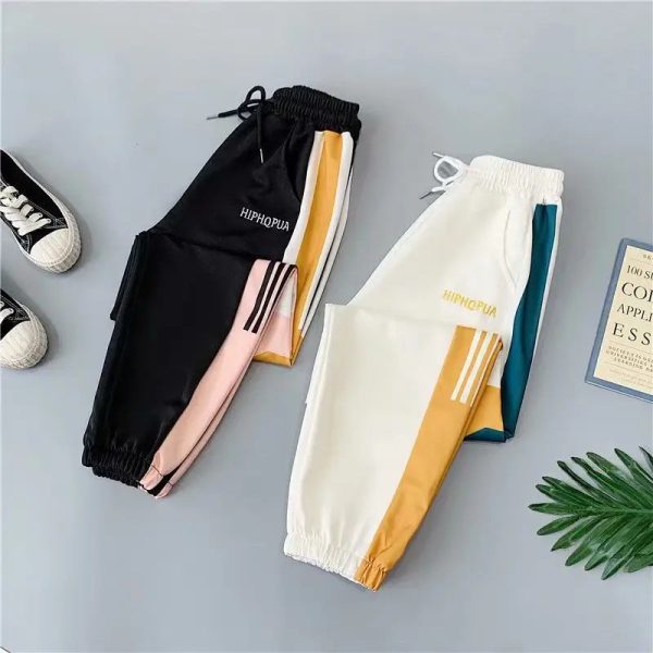 2021New Women Casual Trousers Jogger Pants Loose Streetpants High Waist Pockets Trousers Female Plus Size Sport - Image 5