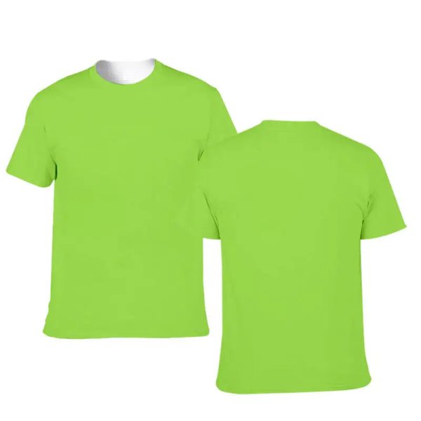 Wholesale Custom Sublimated Men's T-Shirts Plus Size T- Printed Polyester Breathable Summer T- - Image 5