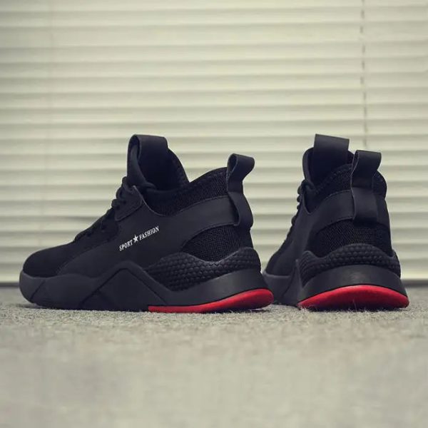 Men's Fly Weave Sport Shoes Fashion Upper Running Sneakers Casual - Image 4