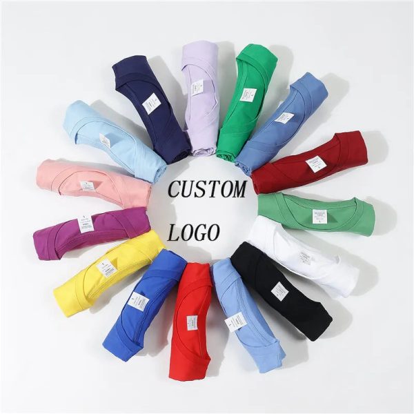 Multi color summer plain men's t-shirts custom logo blank cotton men t - Image 2
