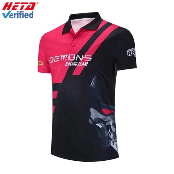 Wholesale Custom Team Polo shirt For Men Custom Sublimated Men All Over Printed E Sports - Image 2