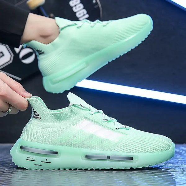 new arrival custom logo summer men running sport fly woven breathable mens run sneaker 2023 - Image 3