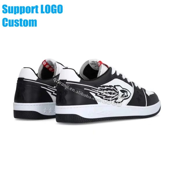 2023 custom logo casual sport shoes genuine leather walking style running plus size casual for men - Image 6