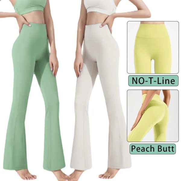 Custom Wholesale Custom Wide Leg Yoga Leggings Women 1 Plus Size Gym Activewear Wear It Outside Flared Yoga - Image 2