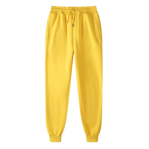 Customized Men Premium Sweat pant With Elastic Ankles Cotton Plus Size Men's Jogger Trousers Solid Tapered Gym Track - Image 2