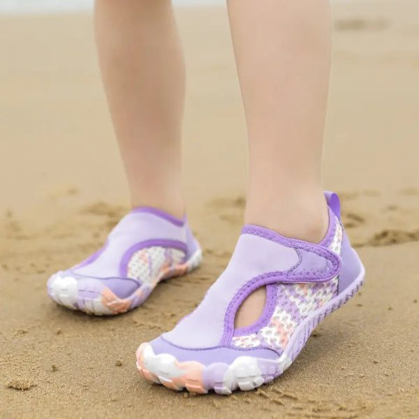Air layer rubber soled children's training shoes Breathable comfortable soft bend Children's summer - Image 5