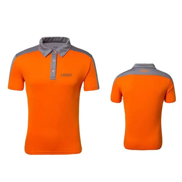 Fancy polo t-shirts sports quick drying lapel golf polo for men - Image 6