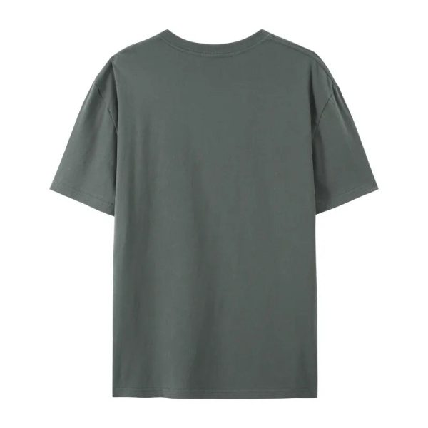 High quality men luxury custom heavy 100% cotton camisetas oversize T blank mock neck heavyweight oversized boxy t - Image 2