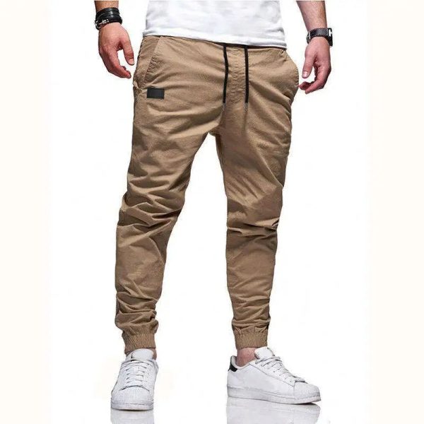 2024 New Fashion Men Multi-pocket Hip Hop Pants Trousers Sweatpants Male Casual Cargo Canvas Fabric Medium Outdoor Wear - Image 4