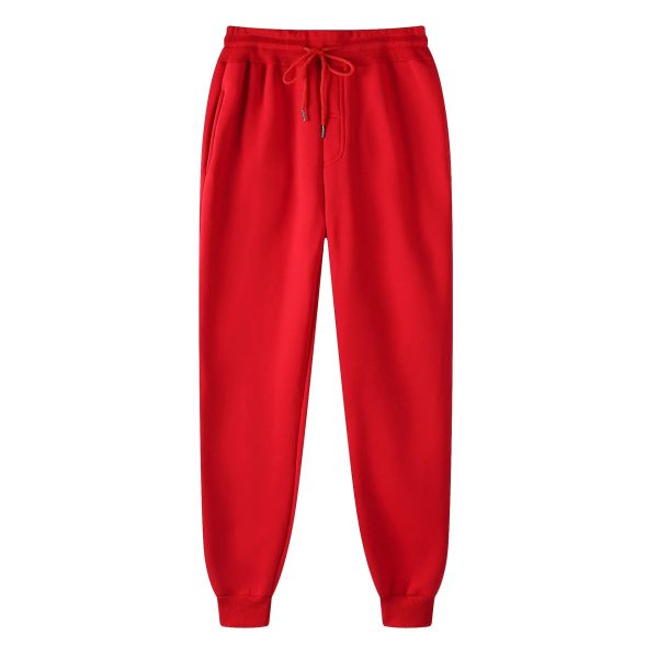 Customized Men Premium Sweat pant With Elastic Ankles Cotton Plus Size Men's Jogger Trousers Solid Tapered Gym Track - Image 3