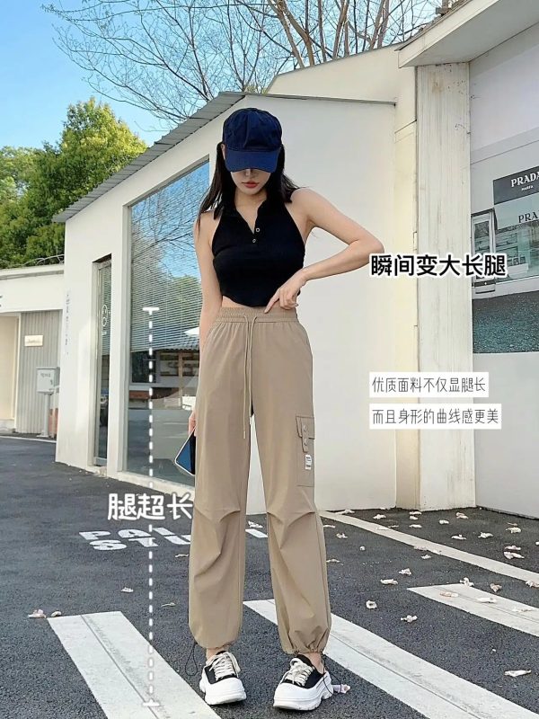 2024 New Heightened And Slim Nylon Quick-drying Women's Trousers - Image 6