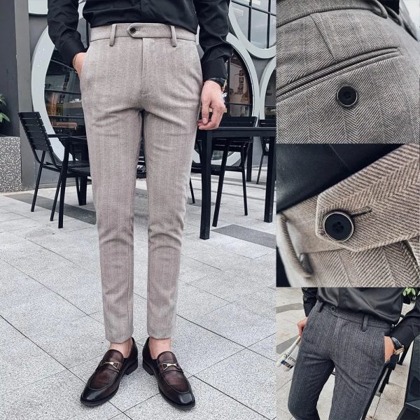 Smart Casual Sport Style Summer Chinos Men's Pants In Stock Running Trousers - Image 6